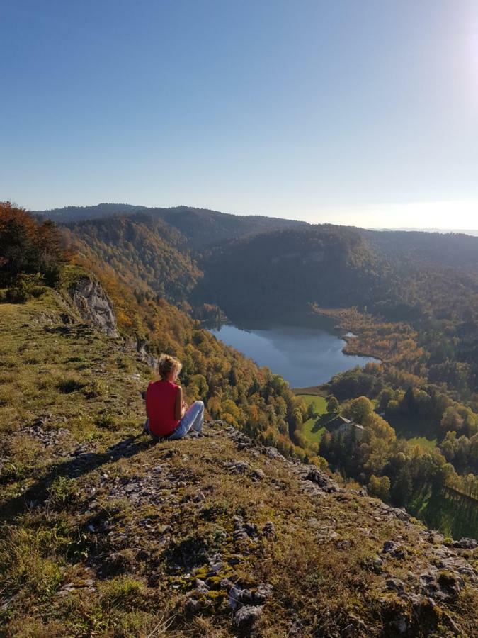 Le Jura En Toutes Saisons Piscine, Spa, Location Vtt, Balades 2Cv, Climatisation Bonlieu 外观 照片